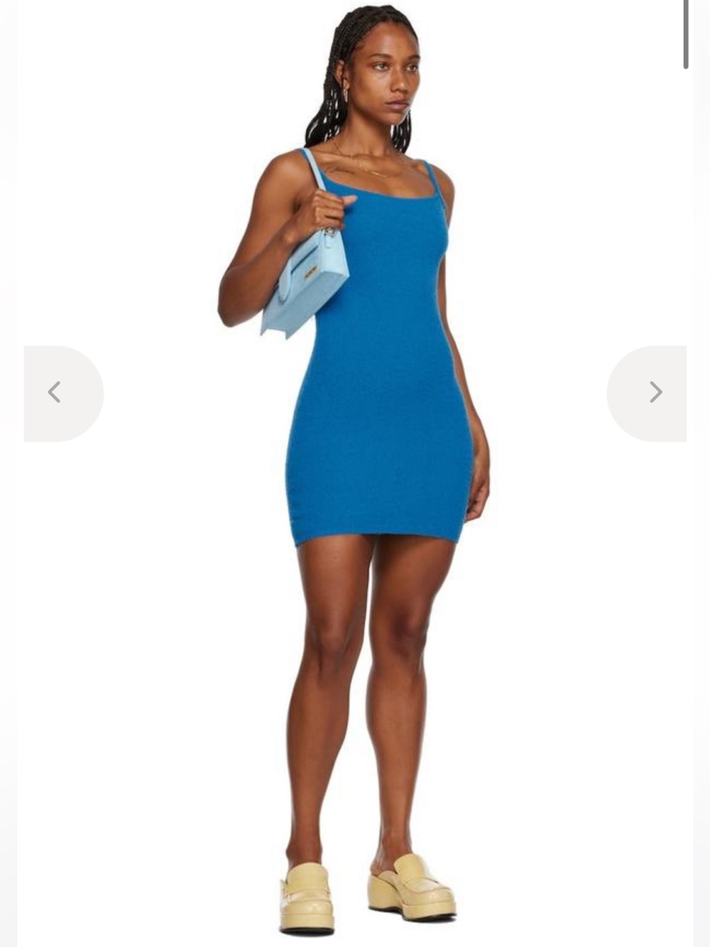 Paloma Wool Cecylia Blue Cami Mini Dress. Size XL